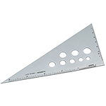 Alumicolor - 10" 30/60/90 Degree Aluminum Triangle, Silver - 5272-1-Promo ET15666-Promo