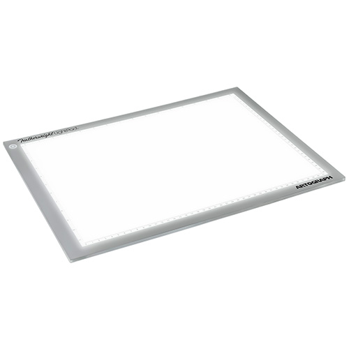 Artograph Featherweight Ulta-Thin Dimmable LightPad - Silver - (2 Sizes Available)