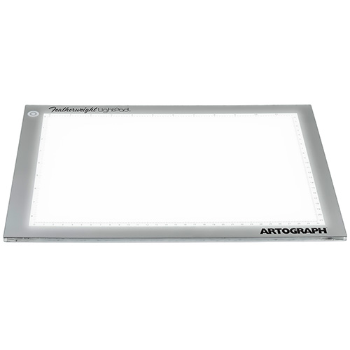 Artograph Featherweight Ulta-Thin Dimmable LightPad - Silver - (2 Sizes Available)