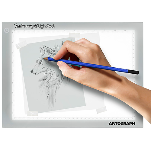 Artograph Featherweight Ulta-Thin Dimmable LightPad - Silver - (2 Sizes Available)