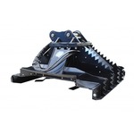 Blue Diamond Brush Cutter Excavator Extreme Duty 60" with 3/8" Thick Deck for 28k-38k lb Machines, 22-30 GPM 150cc Piston Motor - 103850 ET18014