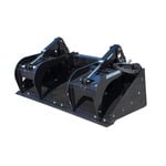 Blue Diamond Grapple Bucket, Severe Duty with BOE/Teeth (Takeuchi Machines Need 206361 Hose Exchange) - (5 Options Available) ET18400