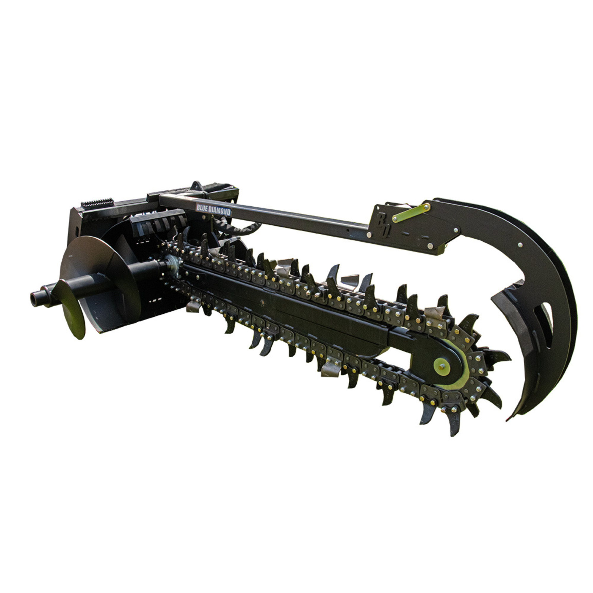  Blue Diamond Trencher High Flow 60" Depth, Combo Chain, Includes Crumber (Requires Mount), 28-45 GPM - (2 Sizes Available)