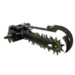 Blue Diamond Trencher High Flow 60" Depth, Combo Chain, Includes Crumber (Requires Mount), 28-45 GPM - (2 Sizes Available) ET18545