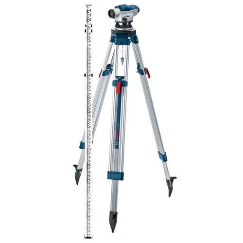 Bosch Bosch 26X Zoom Optical Level Kit with Tripod and Rod (GOL26CK) ES5149 