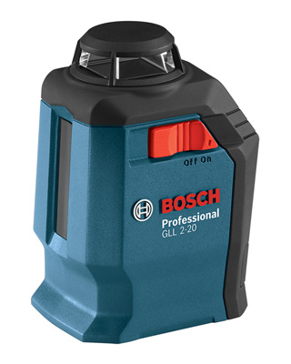 Bosch 65-ft Chalkline Self Leveling Line Generator Laser Level - GLL 2-20
