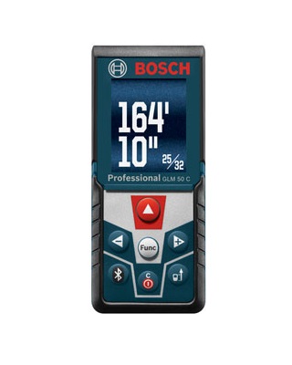 Bosch Glm 50 C Digital Laser Distance Measuring Tool With 165 Foot