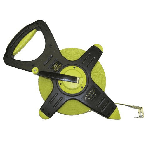  CST/berger Pro Series 200 ft Fiberglass Zip-Line Open Reel Tape in Feet and 10ths - 74-Y2001