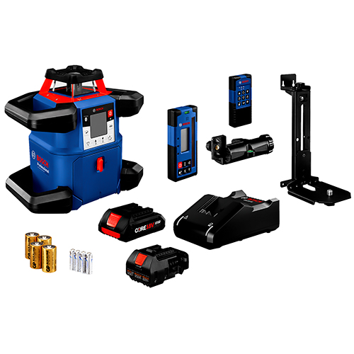 Bosch 18V REVOLVE4000 Connected Self-Leveling Horizontal/Vertical Rotary Laser - GRL4000-80CHV ET10727