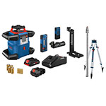 Bosch 18V REVOLVE4000 Horizontal and Vertical Rotary Laser Kit - CORE18V Battery (GRL4000-80CHVK) ET10730