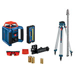 Bosch REVOLVE2000 Self-Leveling Horizontal Rotary Laser Kit - GRL2000-40HK ET10732