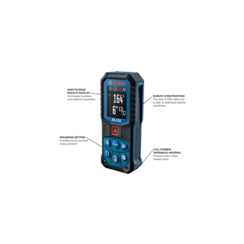 Photograph of Bosch Blaze 165 ft Laser Measures - (4 Options Available)
