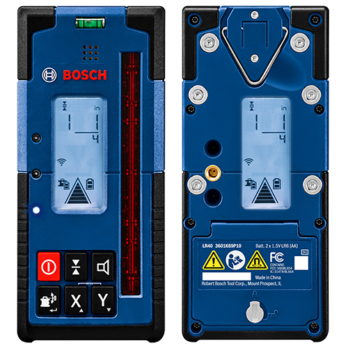 Bosch 2,000 Ft. Red-Beam Rotary Laser Receiver - LR40