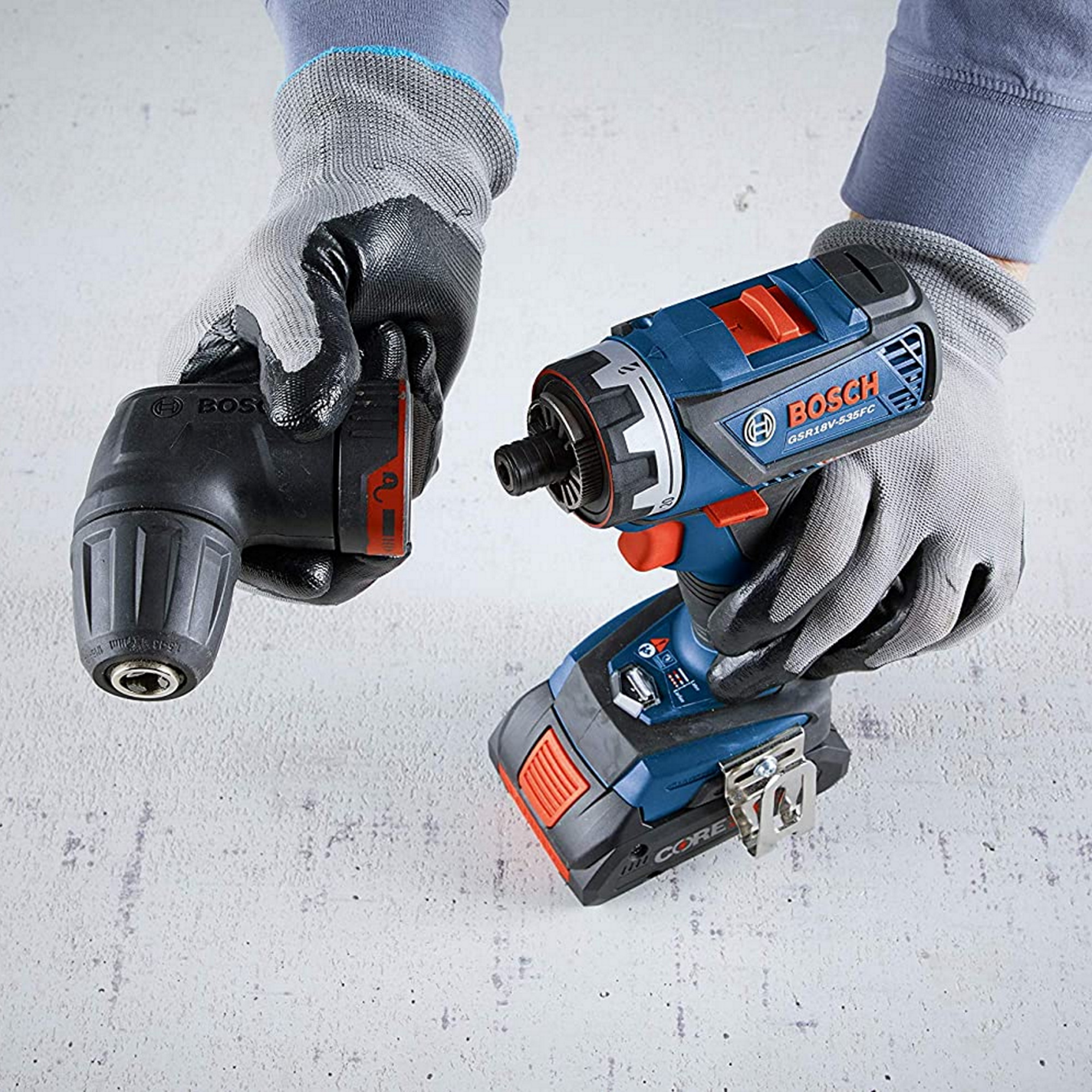 Bosch 18V Chameleon Drill/Driver w/ 5-In-1 Flexiclick System