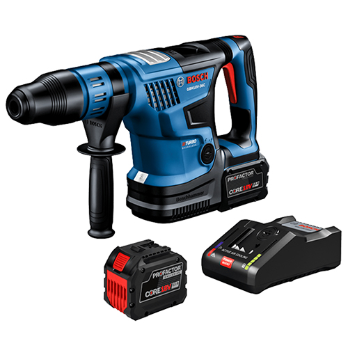  Bosch PROFACTOR 18V Hitman Connected-Ready SDS-max 1-9/15 In. Rotary Hammer Kit - GBH18V-36CK27