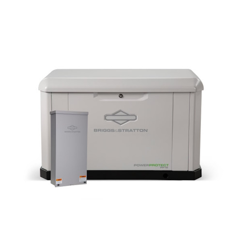 Briggs &amp; Stratton PowerProtect PP18 - 18/18kW (LP/NG) Standby Generator w/ 200 amp Transfer Switch + Symphony Power Mgmt. - 40753 ET17299