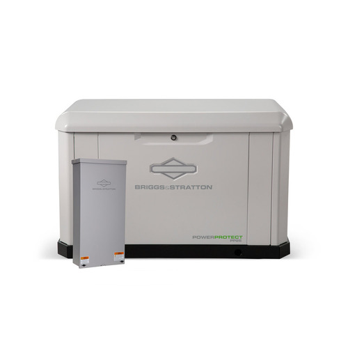  Briggs &amp; Stratton PowerProtect 26kW Standby Generator, NG/LP Ready, w/ Dual 200A SE Transfer Switch - 040802