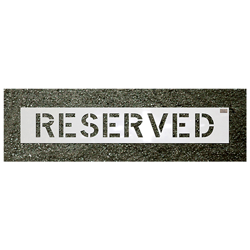CH Hanson &quot;RESERVED&quot; Commercial Stencils - (2 Sizes Available)