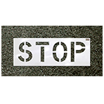 CH Hanson "STOP" Commercial Stencils - (5 Sizes Available) ET14914