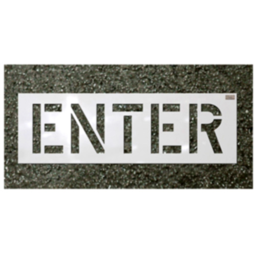  CH Hanson "ENTER" Commercial Stencils - (2 Sizes Available)