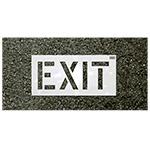 CH Hanson 30" x 60" EXIT Commercial Stencil with 24" x 12" Character Size - 70093