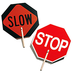 CH Hanson 60" Stop/Slow Sign with Plastic Pole - 55400 ET15101