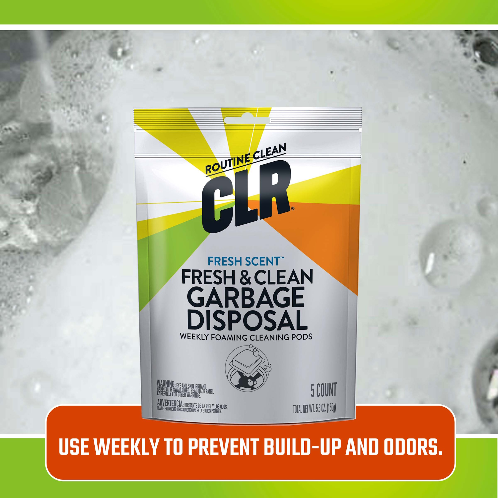 CLR® Fresh & Clean Garbage Disposal, 36 Pods GDC536 EngineerSupply