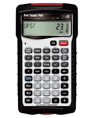 Calculated Industries Pipe Trades Pro Calculator 4095 ES6222