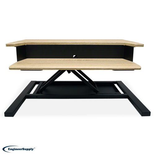 best stand up desk converters by luxor PI-CVTR-PRO-WO