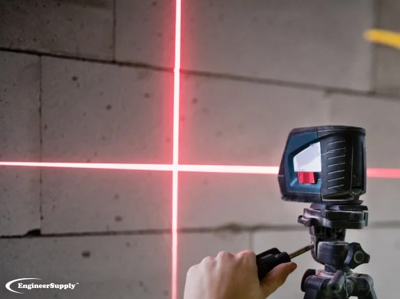 Construction level laser store