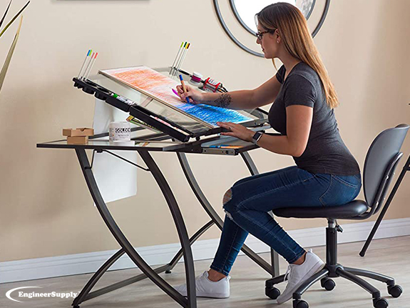 A Full Line of Drafting Table Desks for Drawing