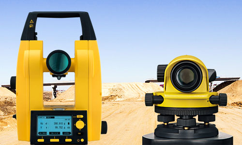 What is the difference between an auto level and a theodolite?