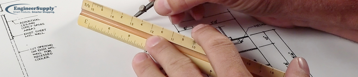 Engineering Scale or Architect Scale Ruler