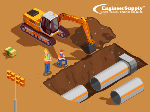 Pipes located and excavated