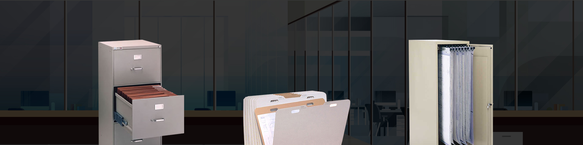 Credenza- Architectural Blueprint Storage