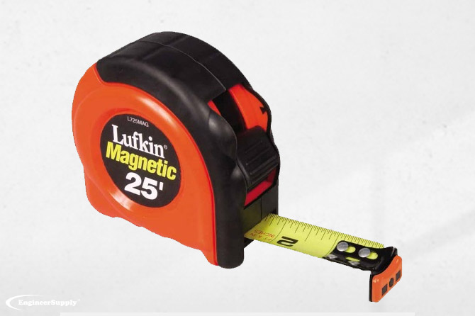 Lufkin Engineer's Scale Tape Measure - 12 ft, Belt Clip