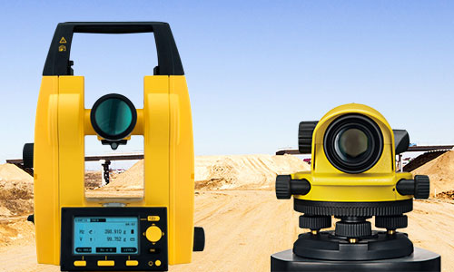 What is the difference between an auto level and a theodolite?