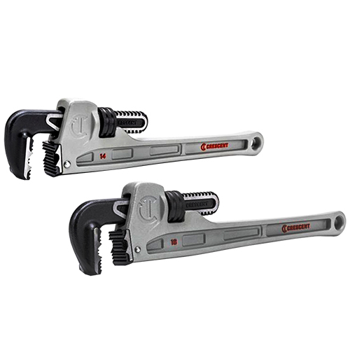  Crescent Tools K9 Jaw Aluminum Pipe Wrench - (2 Sizes Available)