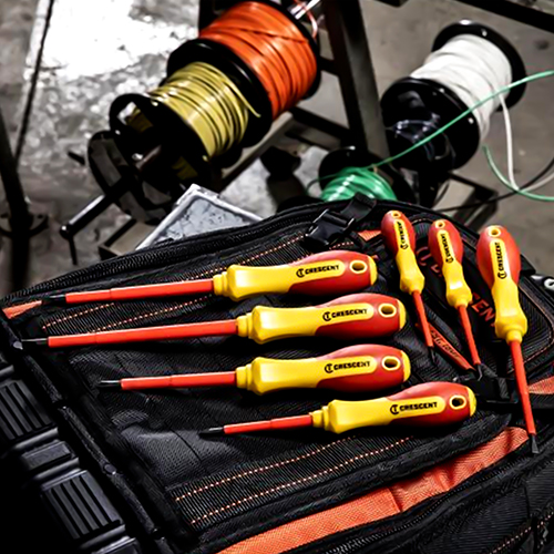 Crescent Tools 7 Pieces - VDE Insulated Screwdriver Set - CTVDESDS