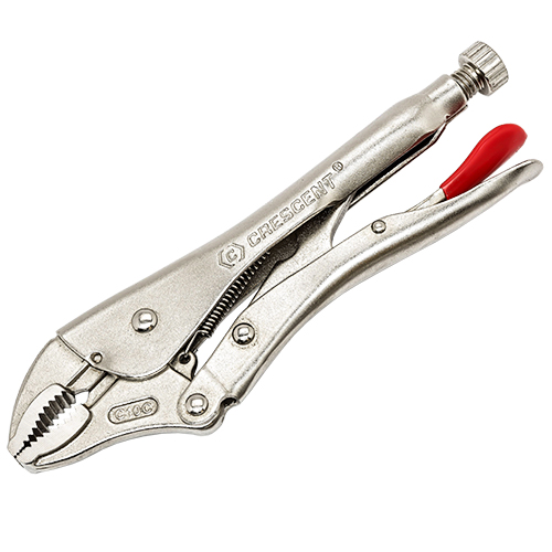 Crescent Tools 2 Pieces - Curved Jaw Locking Pliers with Wire Cutter Set - CLP2SETN