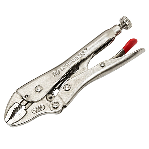 Crescent Tools 2 Pieces - Curved Jaw Locking Pliers with Wire Cutter Set - CLP2SETN