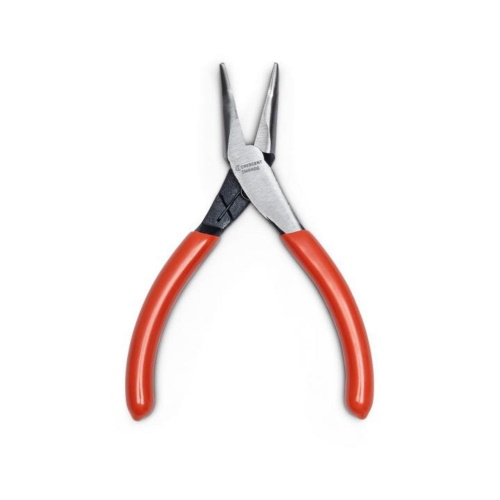 Crescent 5"Mini Bent Nose Pliers with Dipped Grip - 5MBNDG