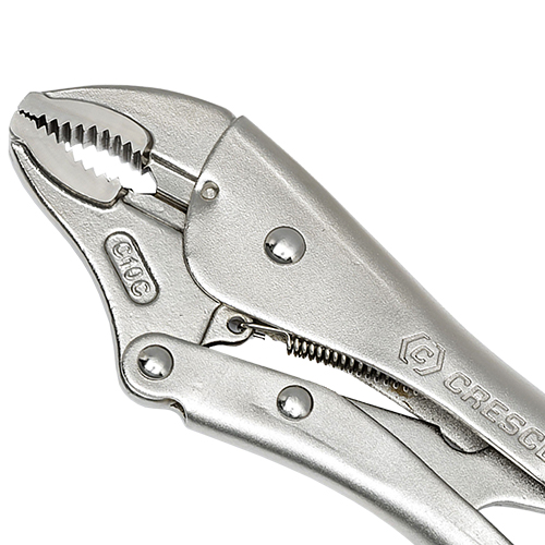 Crescent Tools 10&quot; Curved Jaw Locking Pliers with Wire Cutter - C10CVN