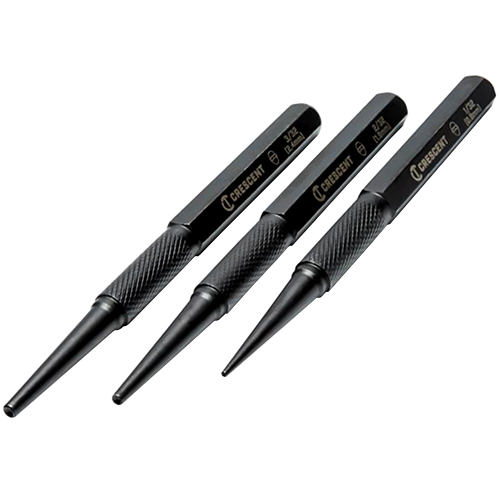  Crescent Tools 3 Pcs. Steel Nail Punch Set - CNPS12332S