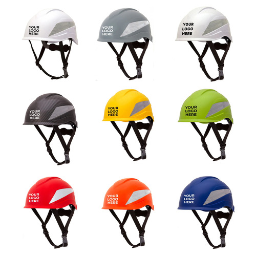  Custom Pyramex Ridgeline XR7 Safety Helmet - 6 Point Ratchet Suspension - (9 Colors Available)
