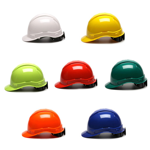  Custom Pyramex Ridgeline Cap Style Hard Hat - 6-Point Ratchet Suspension - (7 Colors Available)