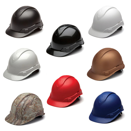  Custom Pyramex Ridgeline Cap Style - 4-Point Ratchet Suspension - (8 Colors Available)