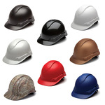 Custom Pyramex Ridgeline Cap Style - 4-Point Ratchet Suspension - (8 Colors Available) ET18783
