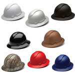 Custom Pyramex Ridgeline Hard Hat, 4-Point Ratchet Suspension - (8 Colors Available) ET18784