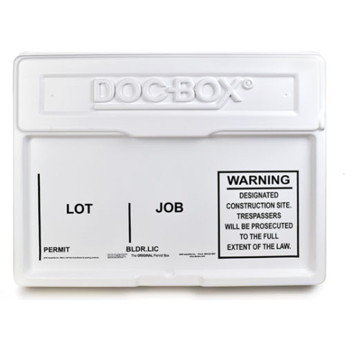 Doc-Box Permit Holder Box - Without Lock or Window - 10102